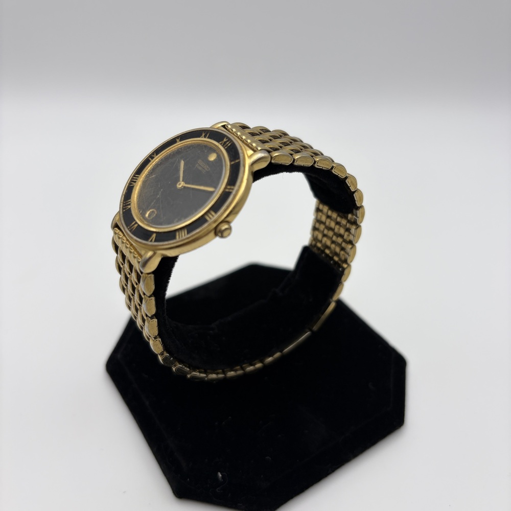 Seiko Quartz 7N29 Goldtone Date Men's Watch for Parts or Repair - Picture 2 of 5